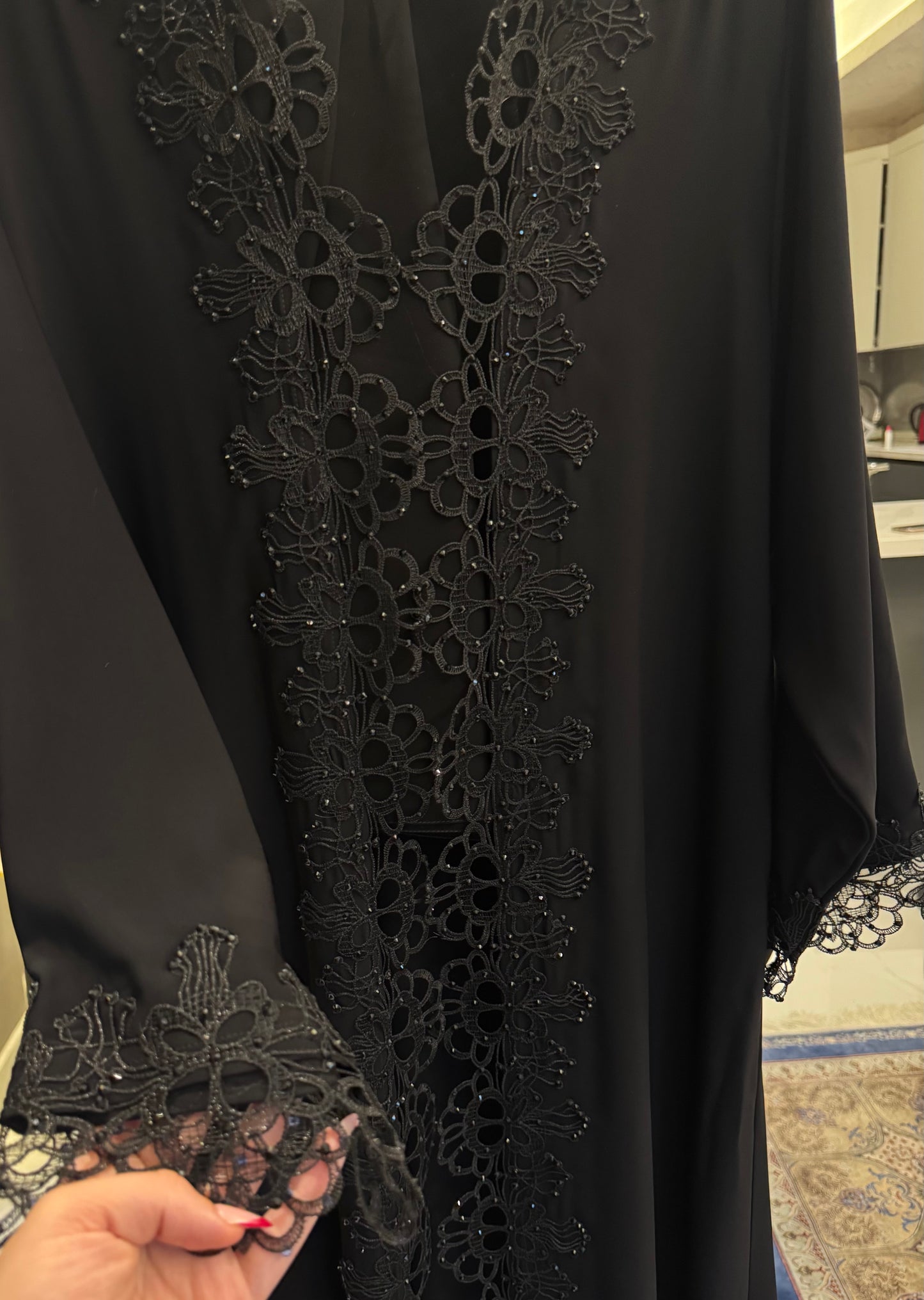 Flower mkhawar lace