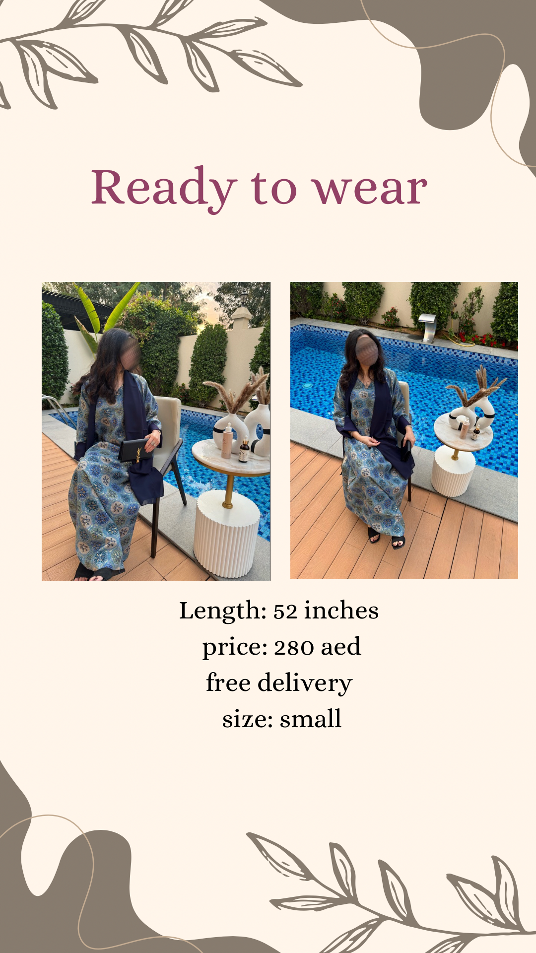 Celestial jalabiya Ready to Wear