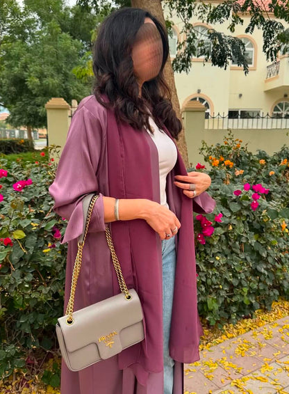 Metalic abaya