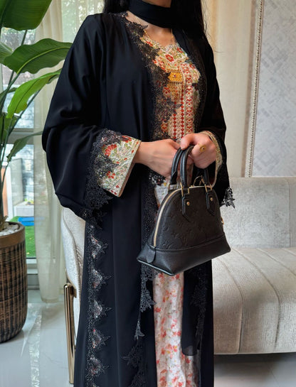 The Palm Lace Abaya