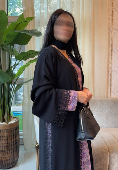The Panel Lace Abaya