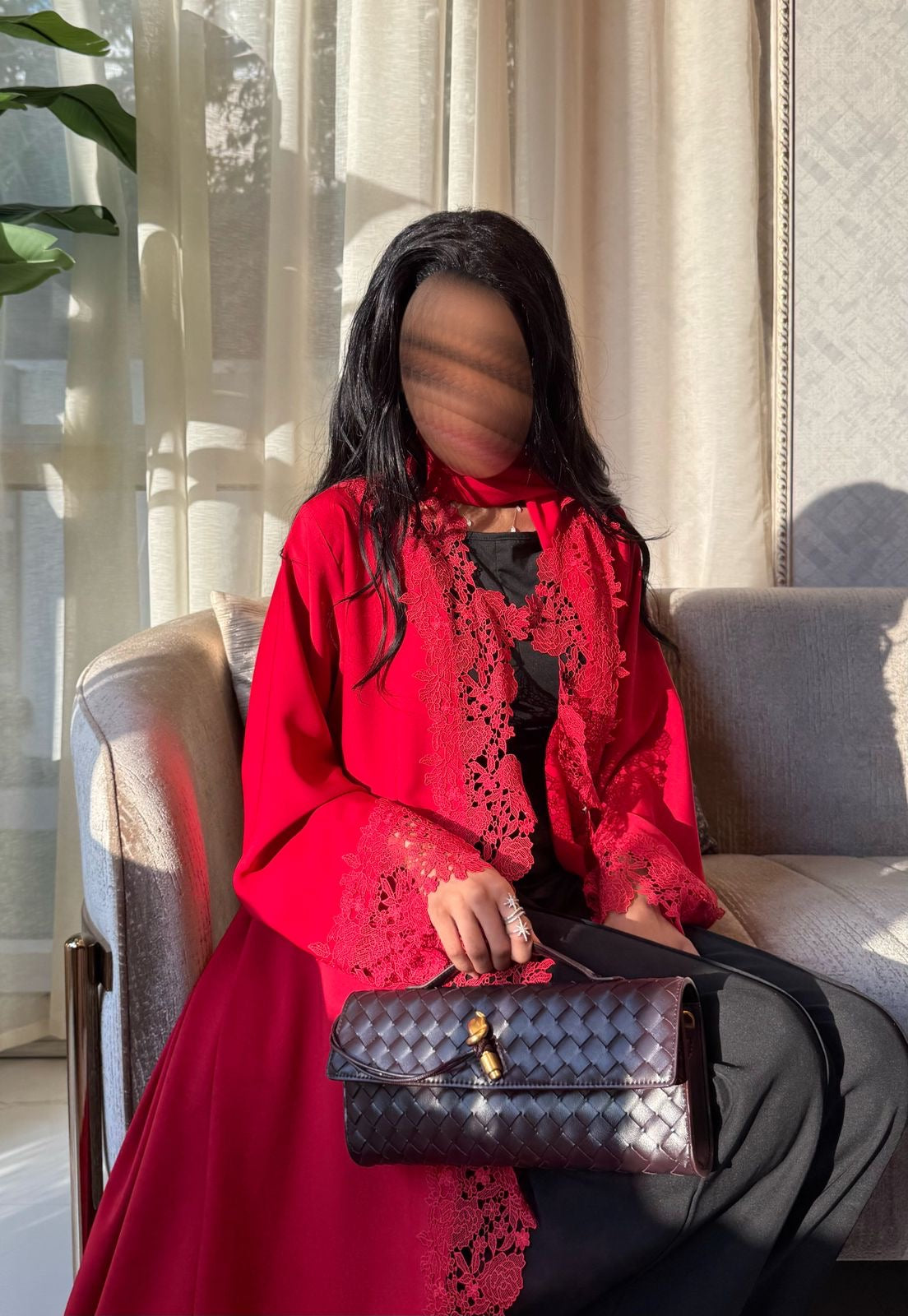 The Grand Floral Abaya