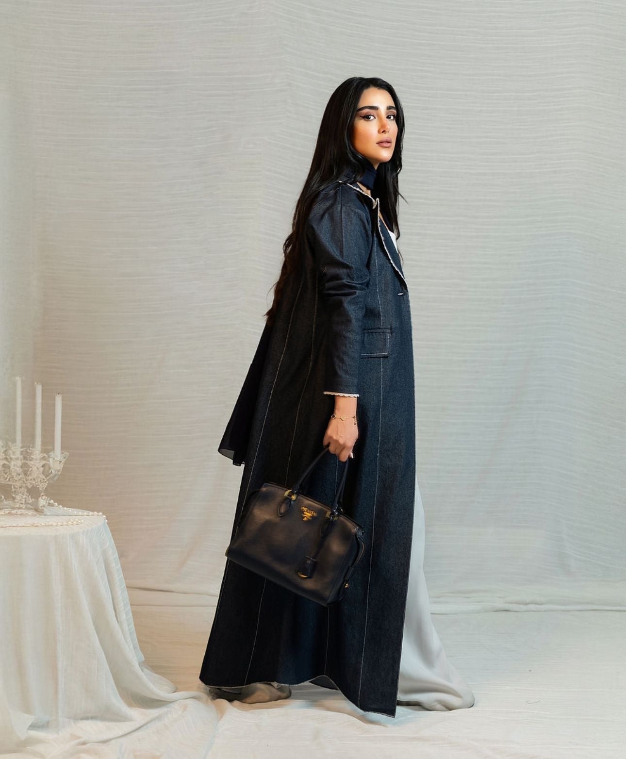 Downtown Denim Abaya