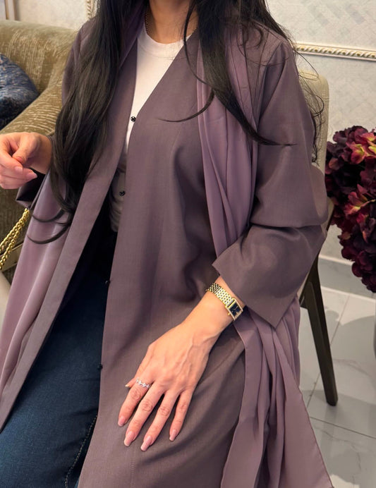 Blended Linen Abaya
