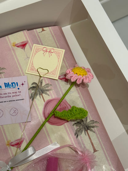 Note and Flower bundle