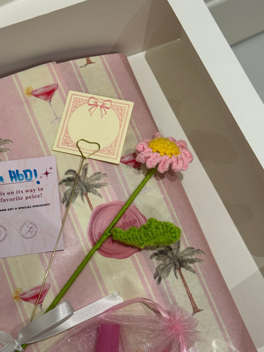 Note and Flower bundle