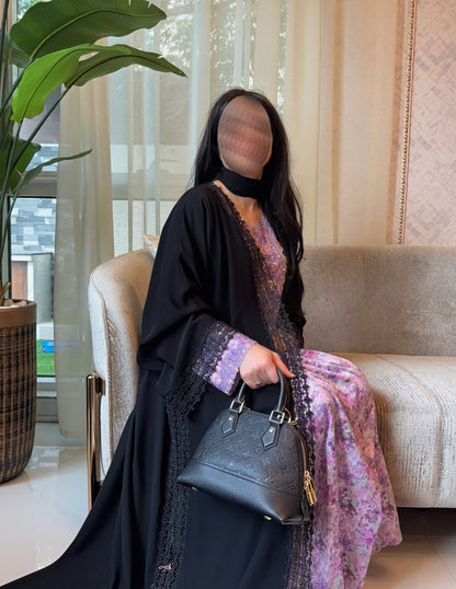 The Panel Lace Abaya