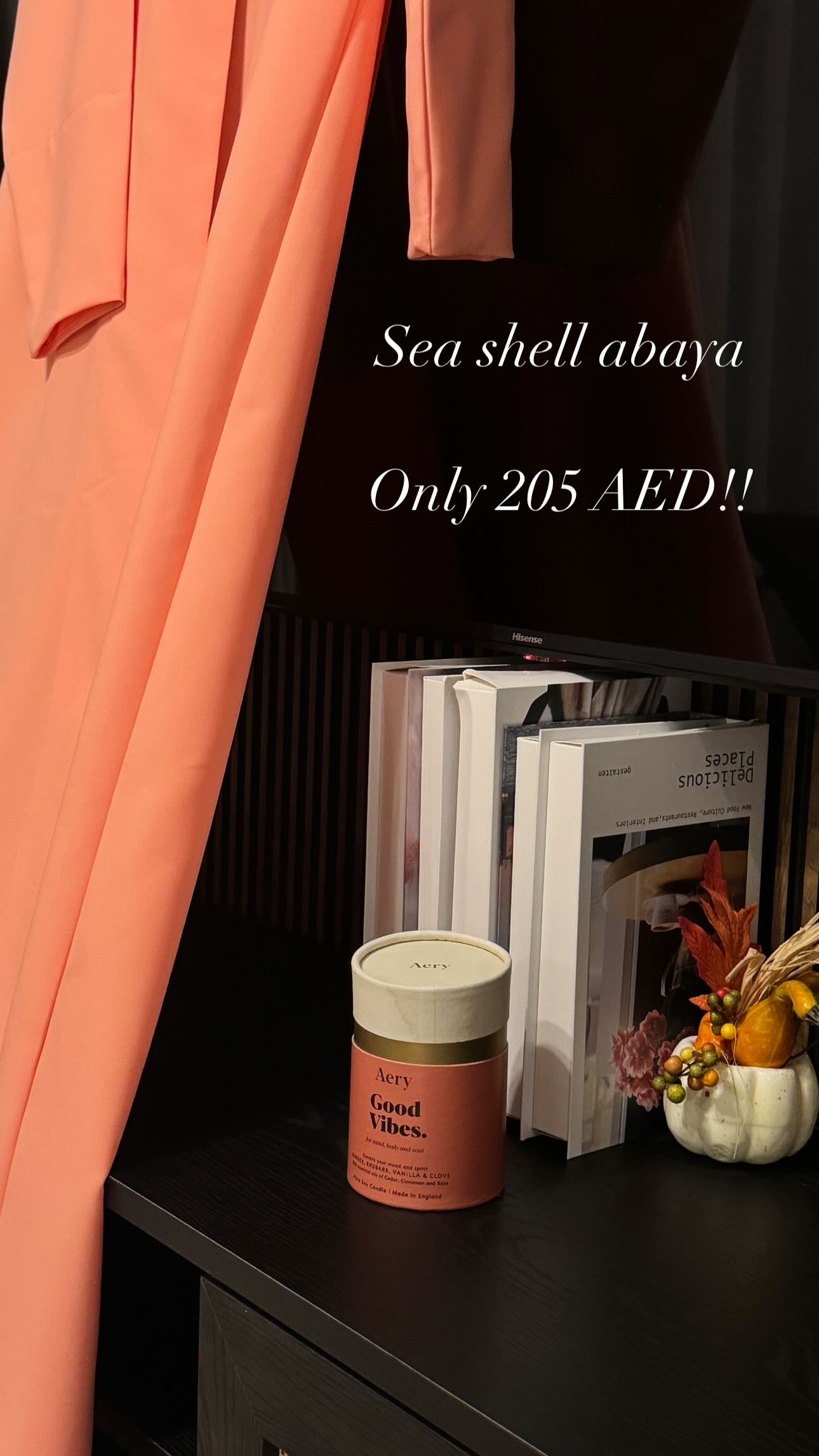 Chic abaya  (crepe material)