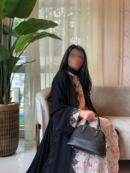 The Palm Lace Abaya
