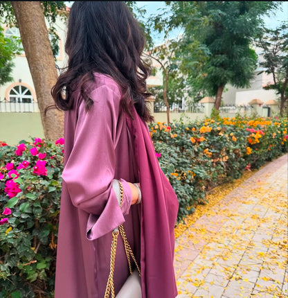 Metalic abaya