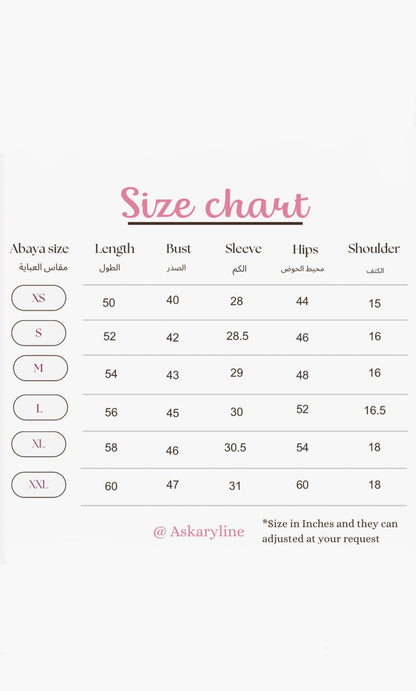 Pure bliss abaya